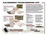 ETD - Flat Emergency Trauma Dressing Product Information Sheet