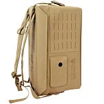 APRU, BACKPACK CARRIER w' POUCHES - COY - FRONT RIGHT FACING