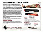 Slishman Traction Splint (STS) - Gen 2 - Product Information Sheet
