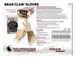 Bear Claw Gloves - Product Information Sheet