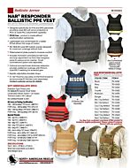 NAR Responder Ballistic PPE Vest with MOLLE - Product Information Sheet