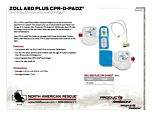 ZOLL AED Plus CPR-D-padz - Product Information Sheet