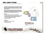 ZOLL AED 3 Pads - CPR Uni-padz III - Product Information Sheet