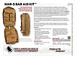 NAR-5 SAR Aid Kit - Product Information Sheet