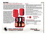 Red M-FAK Mini First Aid Kit Product Information Sheet