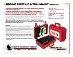 Logging First Aid & Trauma Kit - Hard Case - Product Information Sheet