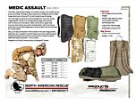Medic Assault Bag Only - Product Information Sheet
