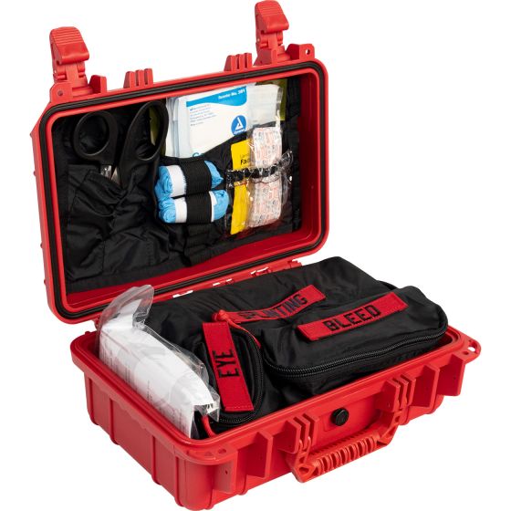 336 Piece First Aid Kit, Plastic Case