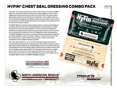 HyFin Chest Seal Dressing - Combo Pack - Product Information Sheet