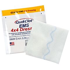 QuikClot EMS 4 x 4 Hemostatic Gauze - comp