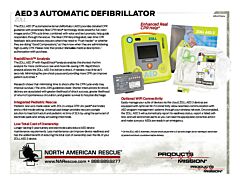 ZOLL AED 3 Automatic Defibrillator - Product Information Sheet