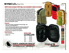 Mini First Aid Kit (M-FAK LCL) - Bag Only - Product Information Sheet