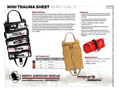 Mini Trauma Sheet Bag - Product Information Sheet